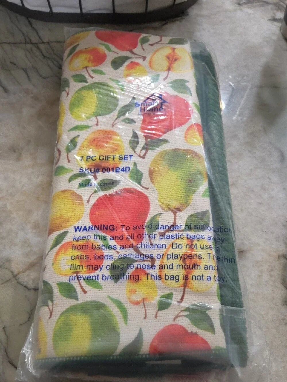 Smart Home Fruit Print Kitchen Towel 7 Piece Set